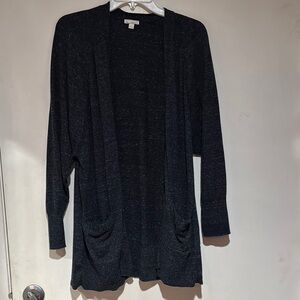 GAP Black Long Cardigan Sweater